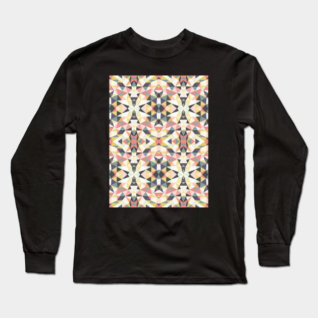 Deco Tribal Long Sleeve T-Shirt by Beth Thompson Art